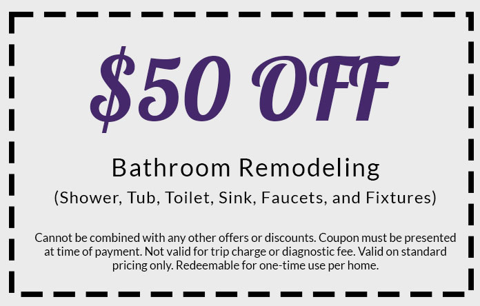 Discount on Bathroom Remodeling