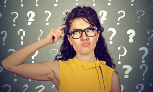 confused woman